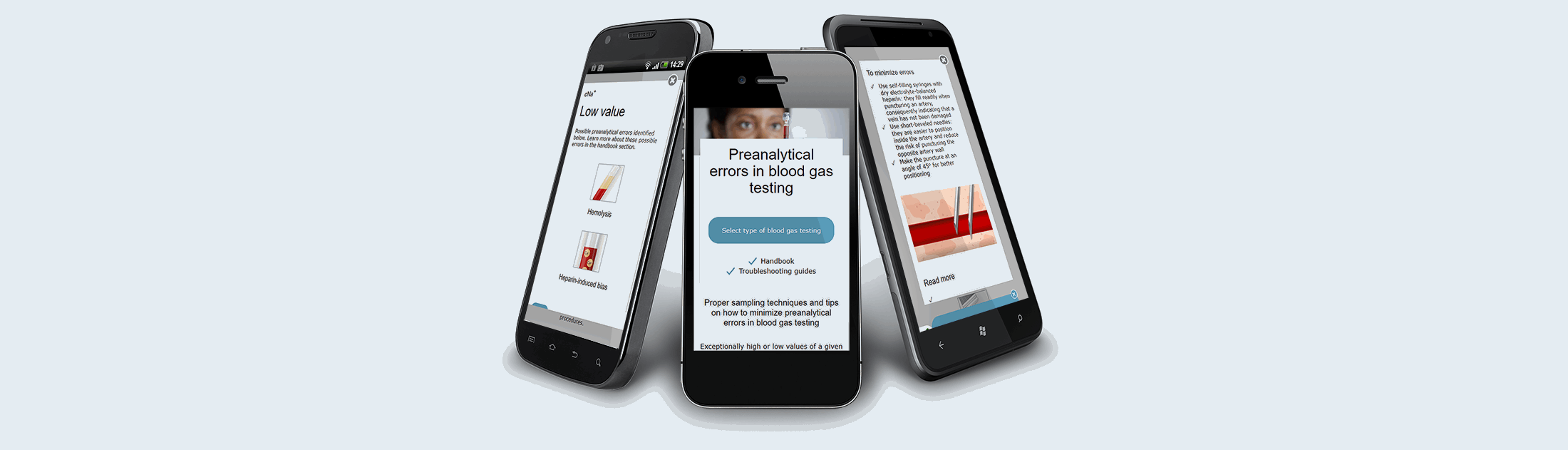 Blood gas preanalytics