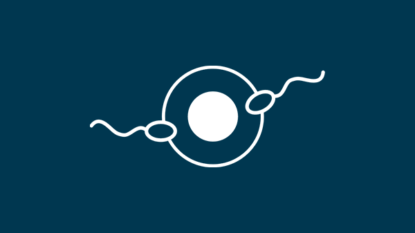 Immunoassay icon for βhCG the biomarker of choice to aid in the early detection of pregnancy.